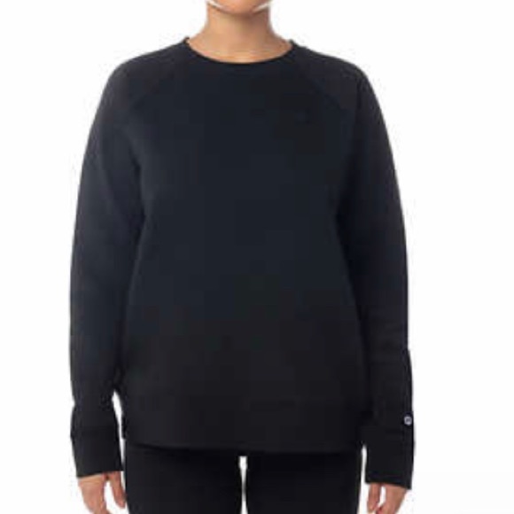 Champion Ladies' Sueded Fleece Crewneck - Picture 3 of 4